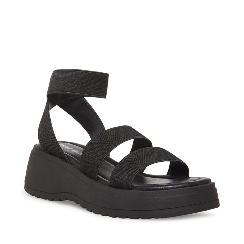 Sandalias de Plataforma Steve Madden Jsammie Niños Negras | ES IZ2698